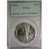 Image 1 : 1942 WALKING LIBERTY HALF DOLLAR PCGS PR64 RATTLER HOLDER