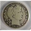 Image 2 : 1915 BARBER HALF DOLLAR PCGS VG10, VG/F