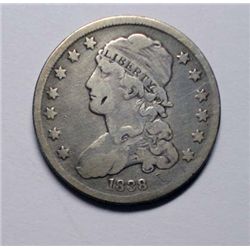 1838 BUST QUARTER VG-FINE