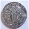 Image 1 : 1917 T-2 STANDING LIBERTY QUARTER  XF/AU