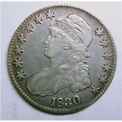 1830 BUST HALF DOLLAR XF LARGE 0 ORIGINAL
