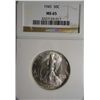 Image 1 : 1943 WALKING LIBERTY HALF DOLLAR NGC MS65