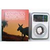 Image 2 : 2011 Australia $1 high relief Kangaroo  RARE