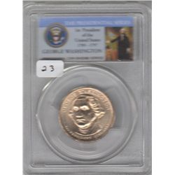 FIRST DAY OF ISSUE $1 PCGS 66 WASHINGTON
