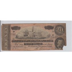 $20 CONFEDERATE CURRENCY