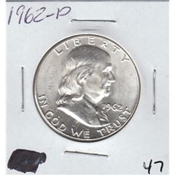 1962 D FRANKLIN HALF