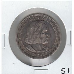 1893 SILVER COLUMBIAN EXPO HALF