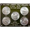 Image 2 : Nice set of WWII years Walker half $  1941 thru 1945