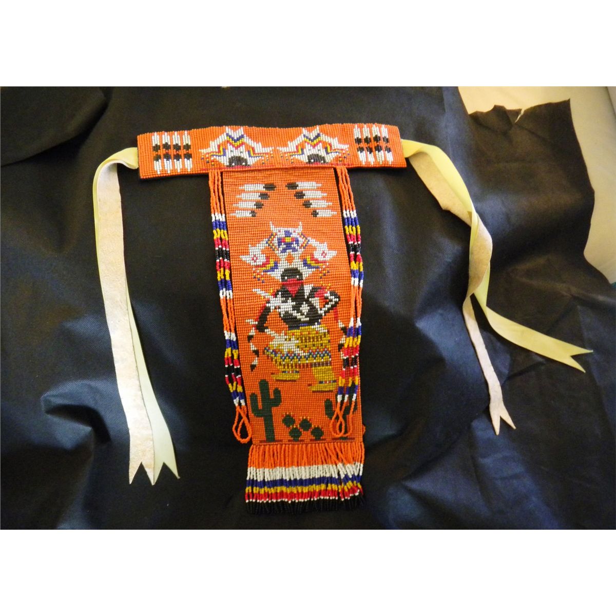 Apache Beaded Ceremonial Passage Necklace