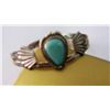 Image 1 : Signed Sterling and Turquoise Bracelet