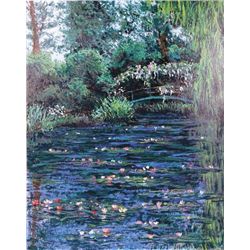 Scoppettone FOOTBRIDGE AT GIVERNY Fine LE Art Print