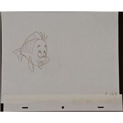 Flounder Little Mermaid Original Movie Drawing Disney