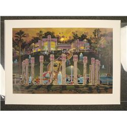 Michael Young Sunset Splash Signed Ltd Art Print