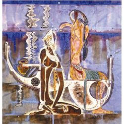 Lu Hong RHYME OF THE SEA Yunnan School LE Art Print