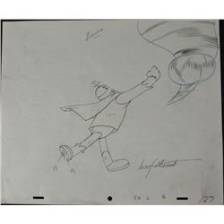 Frankenstein Jr Orig Signed Production Drawing Takamoto