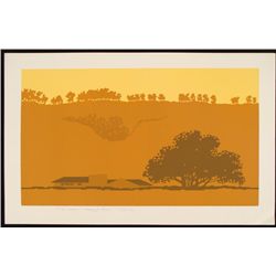 Harry's Place Steve Horan Art Print 1976 Rural Signed