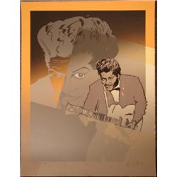 Ronnie Wood CHUCK BERRY I Signed Rolling Stones Art