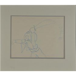 Yosemite Sam Original Animation Production Drawing