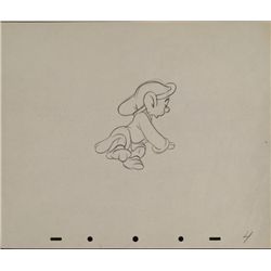 Disney Snow White Original Production Drawing Dopey