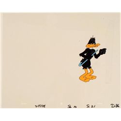 Original Production Cel Daffy Duck Fried Looney Tunes