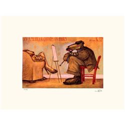 Markus Pierson 'AMERICAN COYOTE IN PARIS NO. 12'