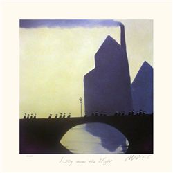 Mackenzie Thorpe 'LONG WAS THE NIGHT' Lithograph
