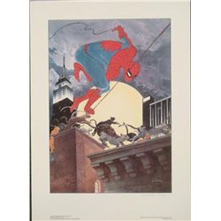 Charles Vess Signed SpiderMan PurrFefect Memories Print