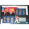 Image 1 : 1985 US Uncirculated Mint Set from Philadelphia & Denver Panel with Stamp