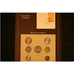 Republid of Djibouti Coin Set with Stamp