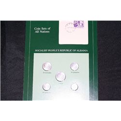 Socialist People's Republic of Albania Coin Set & Stamp