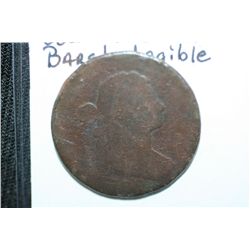 1800 Lg Cent Cleaned and Barely Visible Date