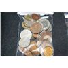 Image 1 : Lot of 50, Foreign Coins & Tokens various dates and conditions