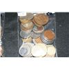 Image 1 : Lot of 50, Foreign Coins & Tokens various dates and conditions