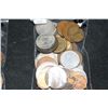 Image 1 : Lot of 50, Foreign Coins & Tokens various dates and conditions