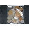 Image 1 : Lot of 50, Foreign Coins & Tokens various dates and conditions