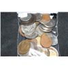 Image 1 : Lot of 50, Foreign Coins & Tokens various dates and conditions