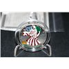 Image 1 : 1999 Enameled Silver Eagle with Stand