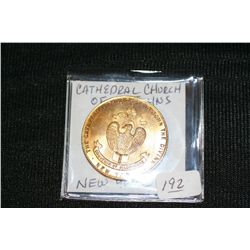 Cathedral Church of St. Johns, New York Medal