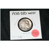 Image 1 : 1938-D/D West Buffalo Nickel MS64