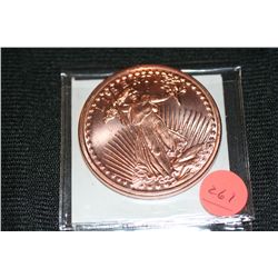 2011 Liberty Copper Round One AVDP Ounce