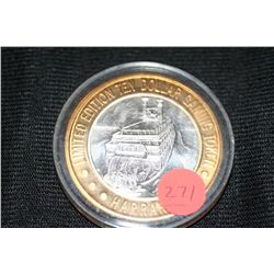 Harrah's Casino Limited Edition $10 Gaming Token