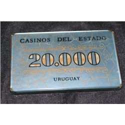 Uruguay Casinos Del Estado 20,000 Gambling Token