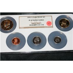 2003-S Clad Proof Set NGC Graded PF-69 Ultra Cameo