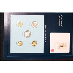 Province of Macau Coin Set and Stamp
