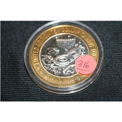 Harrah's Casino Limited Edition $10 Gaming Token