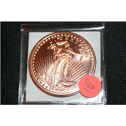 2011 Liberty Copper Round One AVDP Ounce
