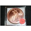 Image 1 : 2011 Liberty Copper Round One AVDP Ounce