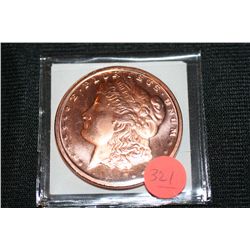 2011 Liberty Copper Round One AVDP Ounce