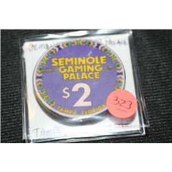 Seminole Gaming Palace $2 Token from Tampa, Florida