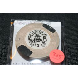 Horseshoe Club $1 Token from Las Vegas, NV